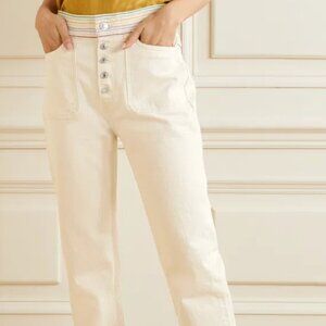 RE/DONE LIMITED EDITION: THE BLANCA JEAN IN ECRU